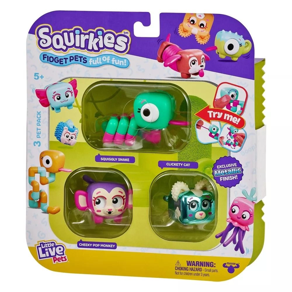 Squirkies - Clickety Cat 3 Pack