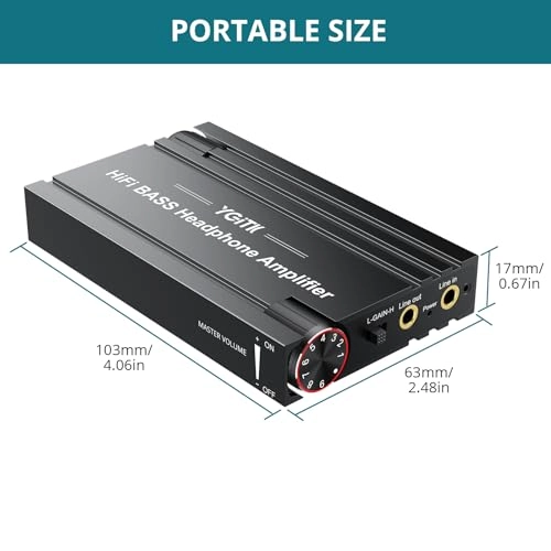 16-600 Headphone Amplifier - Bass Boost Rechargeable