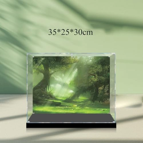 Figures Display Box - 26x26x30cm Acrylic Dustproof Transparent