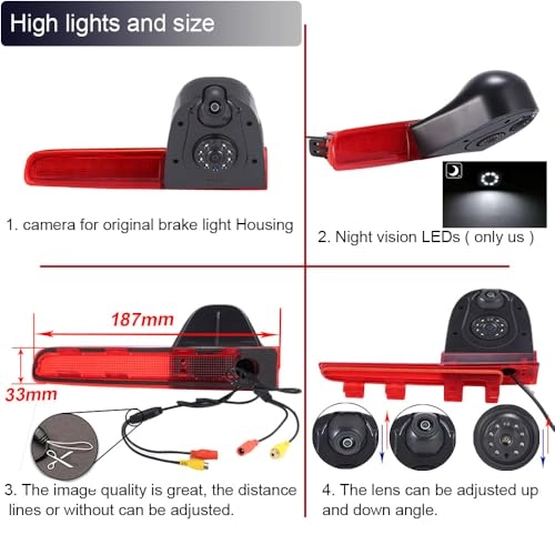 Reversing Camera - Night vision 628 x 586 pixels