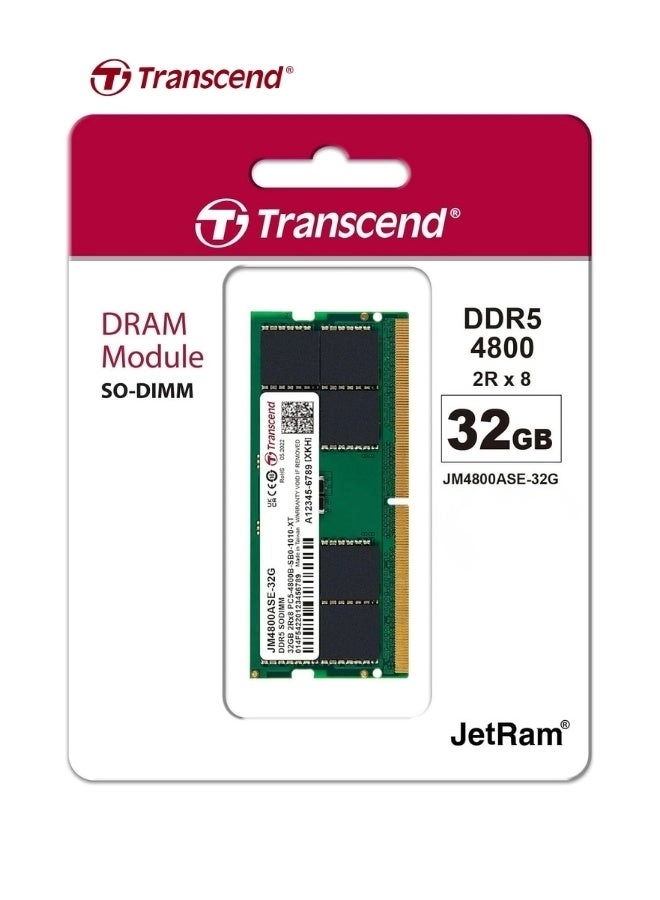 DDR5-4800 Unbuffered SO-DIMM