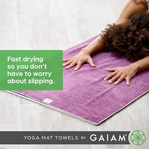 Yoga Mat Towel - Microfiber Mat-Sized
