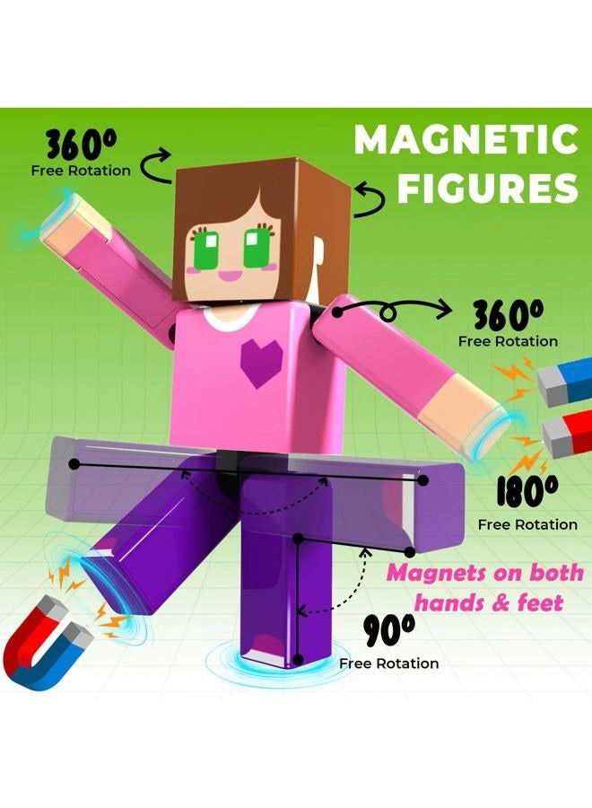 Magnetic Building Blocks - 474 pcs