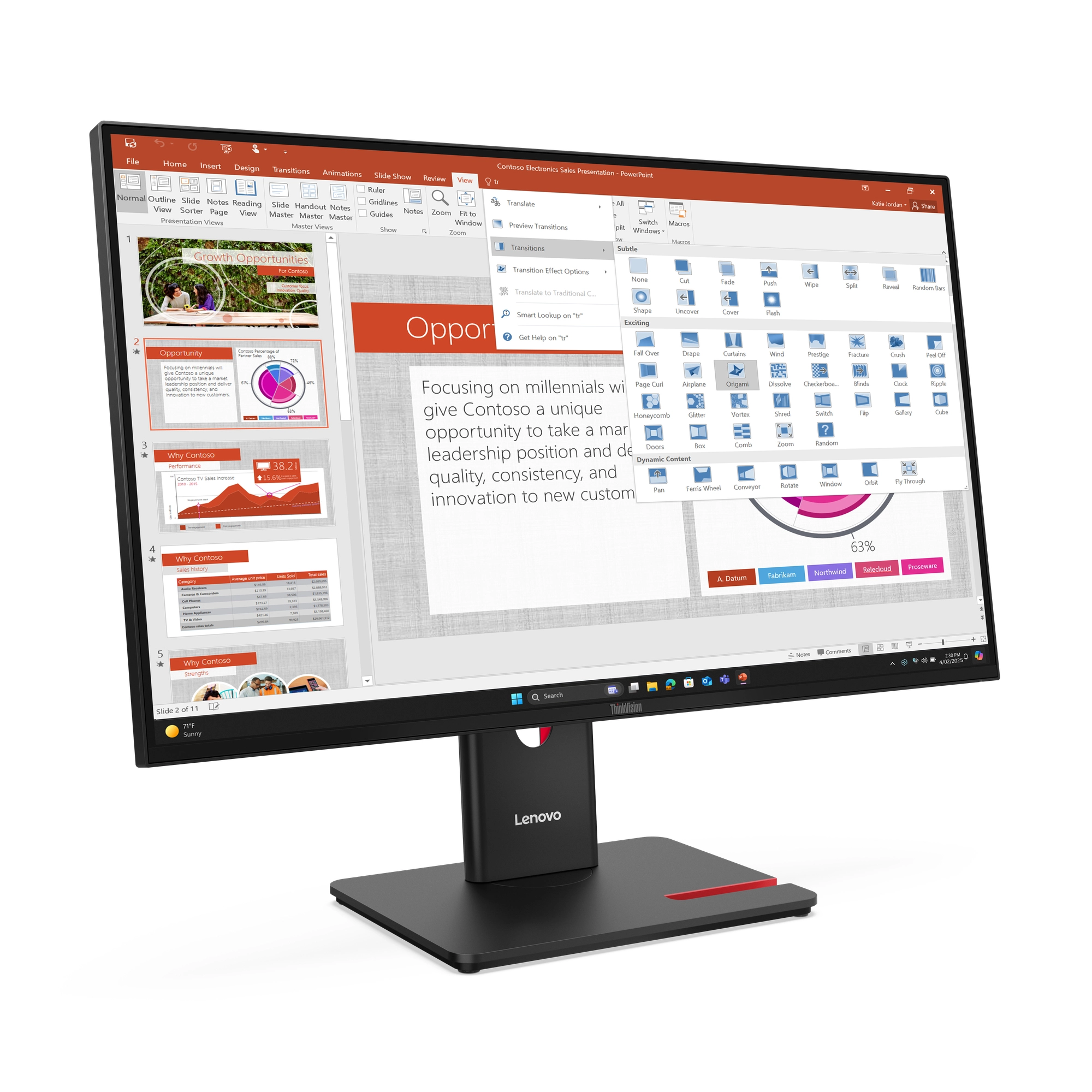 ThinkVision T27-40 - 64A5MAT6UK 27" 1920x1080
