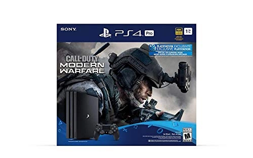 4 Pro - Jet Black + Call of Duty: Modern Warfare + DUALSHOCK 4 Wireless Controller