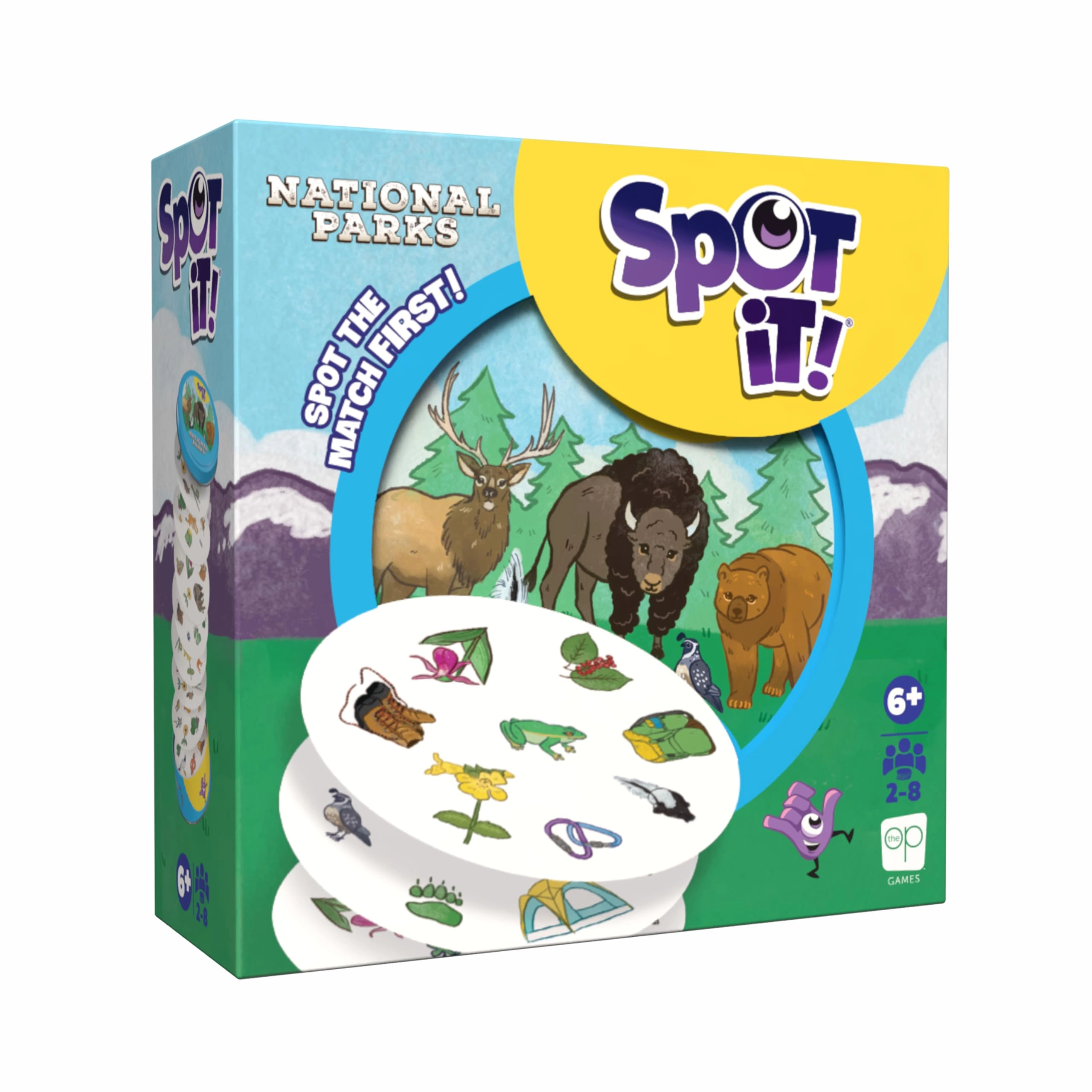 USAopoly Spot It! National Parks - 56 Count Ages 4+ English