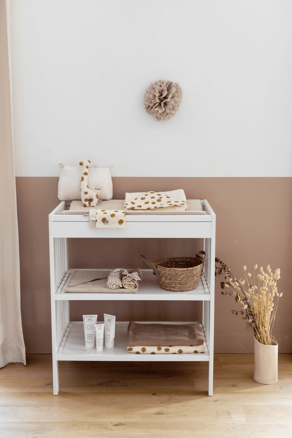 Rattle Giraffe - Suitable for 0 month & above 100% organic cotton