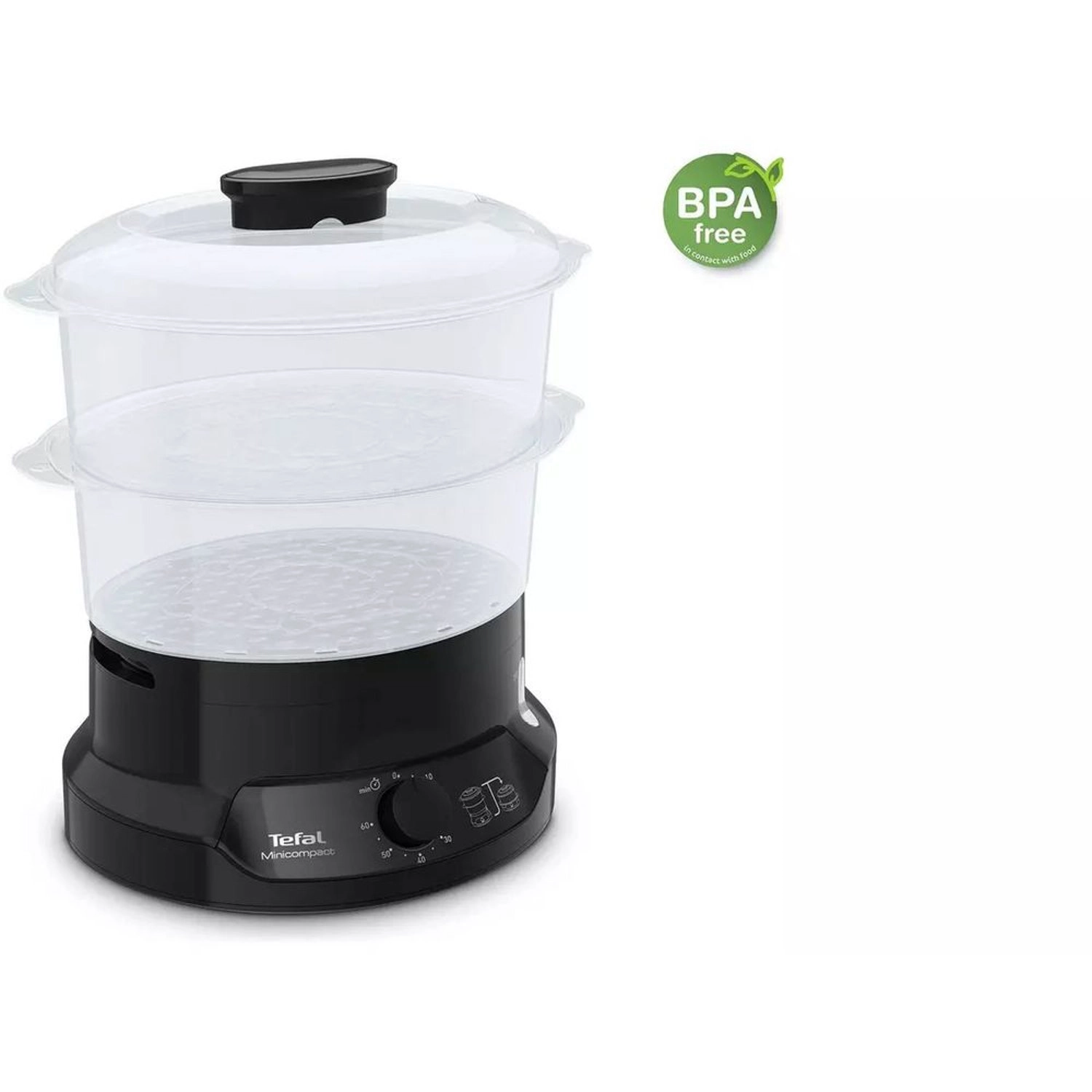 Tefal Mini Compact Food Steamer - 6 Liter Free Standing