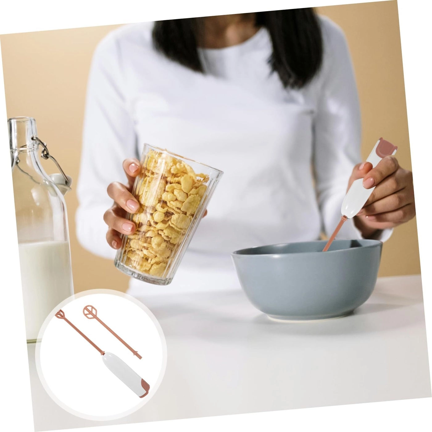 Hand Mixers - Battery Operated Detachable Wand