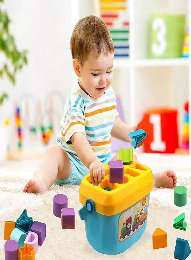 First Shape Sorter Blocks - 6 Months to 2 Years 16 pieces