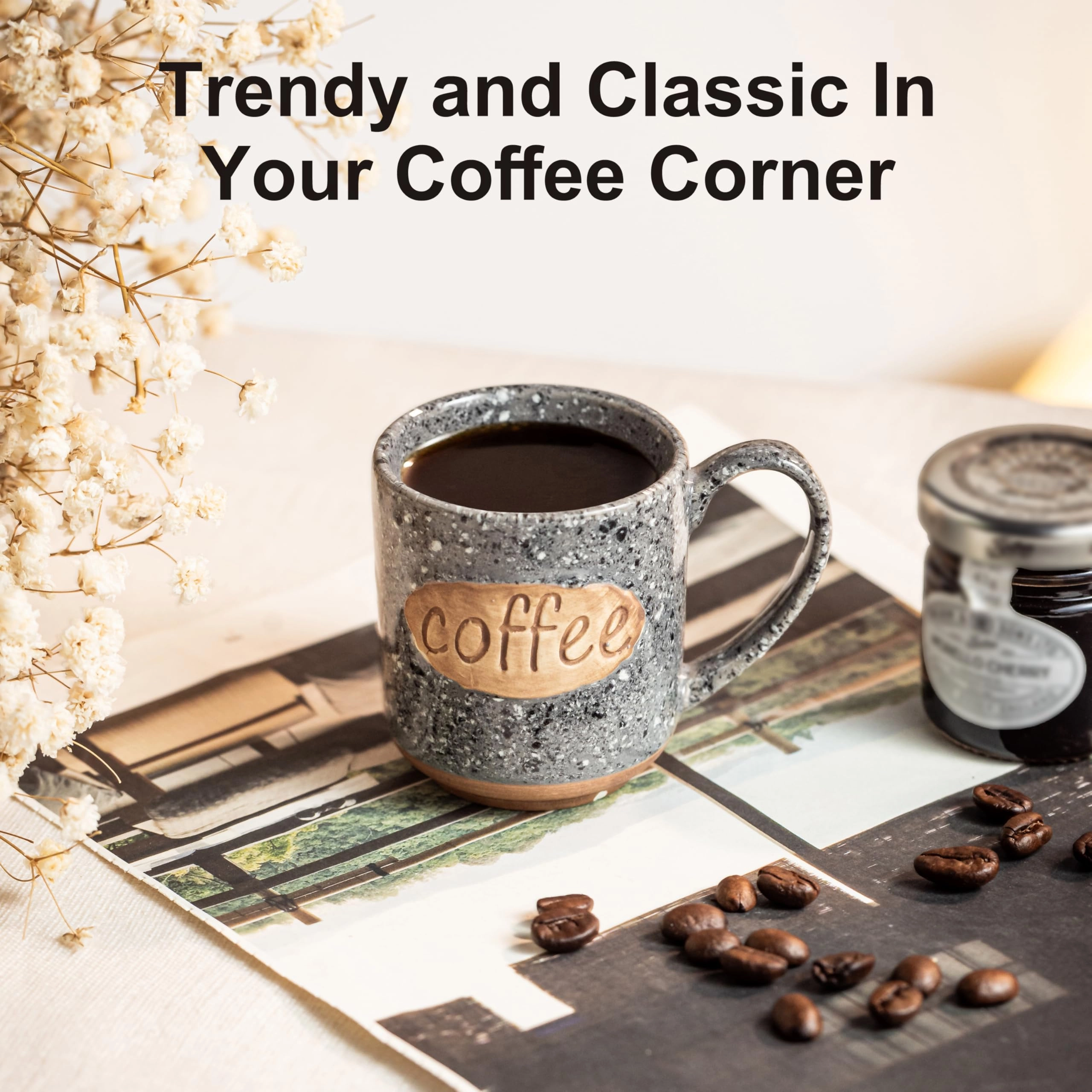 Mini Demitasse Cup - 6 pcs - coffee design