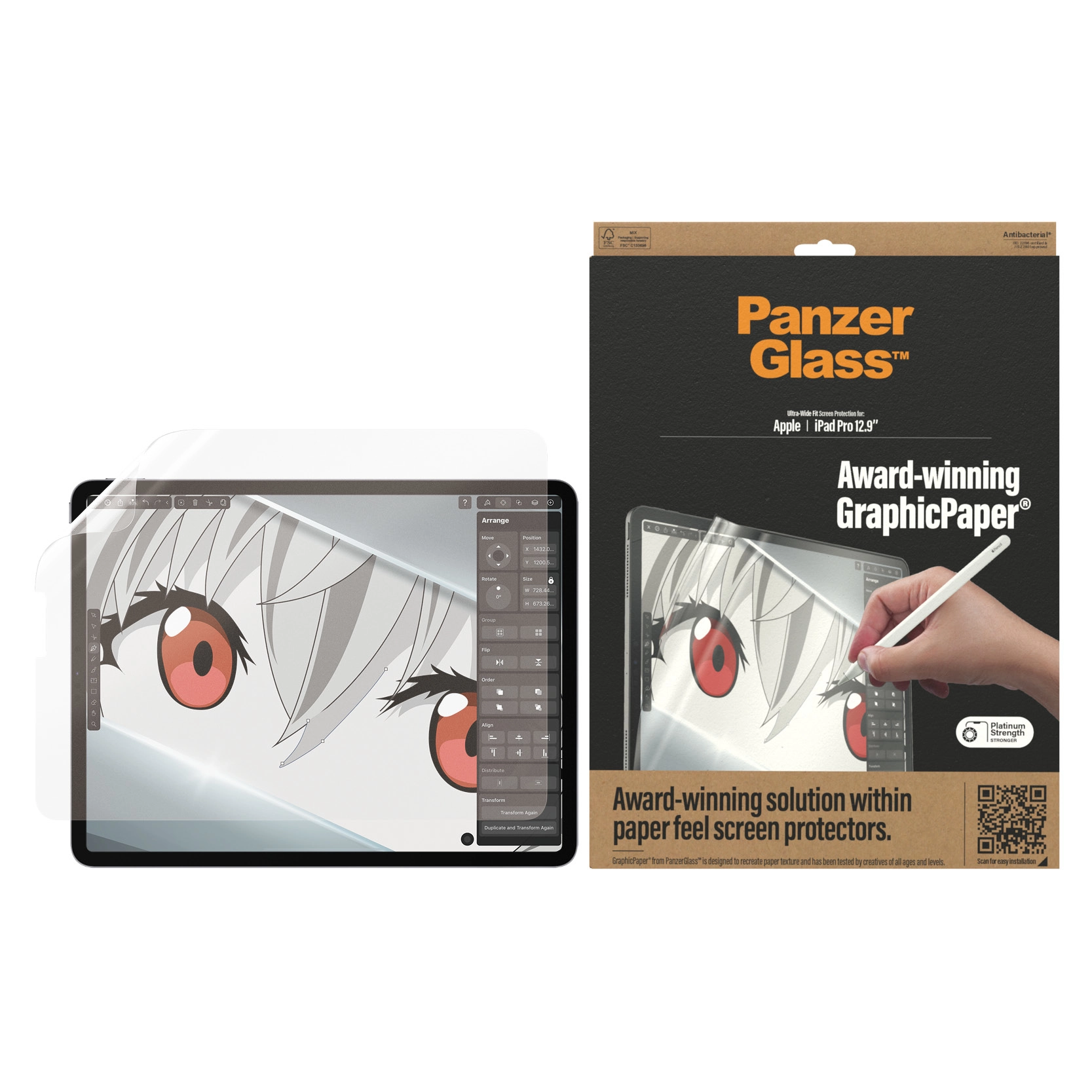 Tempered Glass Screen Protector for iPad Pro 12.9