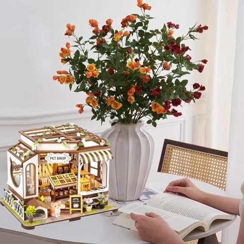 Miniature Wooden Dollhouse