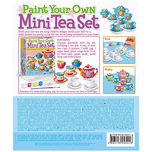 Paint Your Own Mini Tea Set - 13-piece