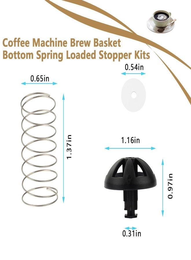Coffee Brew Basket Spring Loaded Stopper