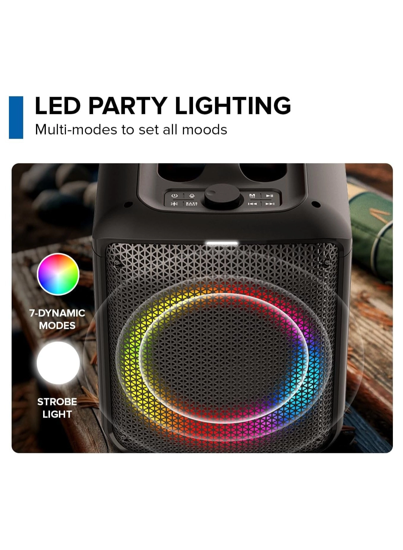 Portable Bluetooth Boombox - 100W 200W