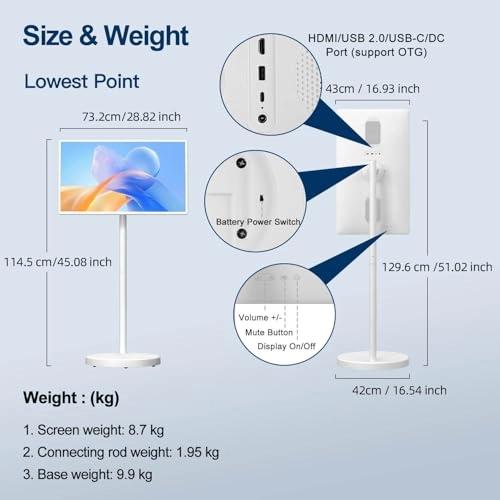 Portable Smart TV - 1080p 32 Inches