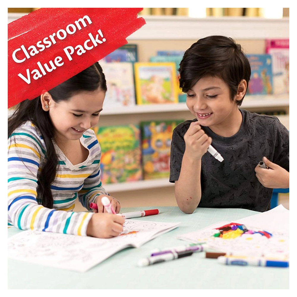 Ultra-Clean Washable Markers - 40 Ct Assorted Broad Line