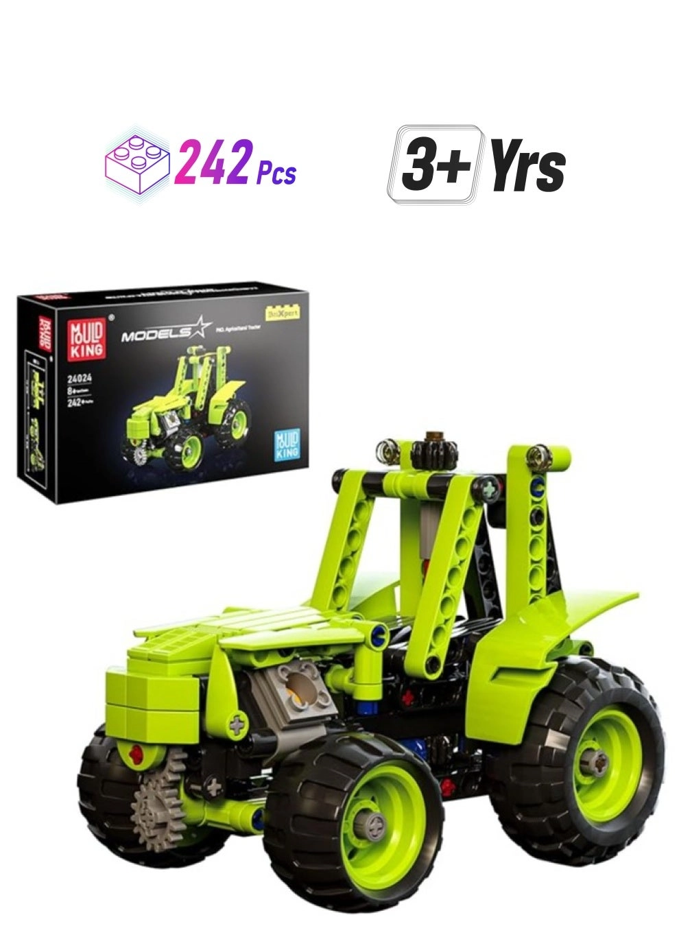 mould king Farm Car Models Tractor - Vehicle 242.0 pcs