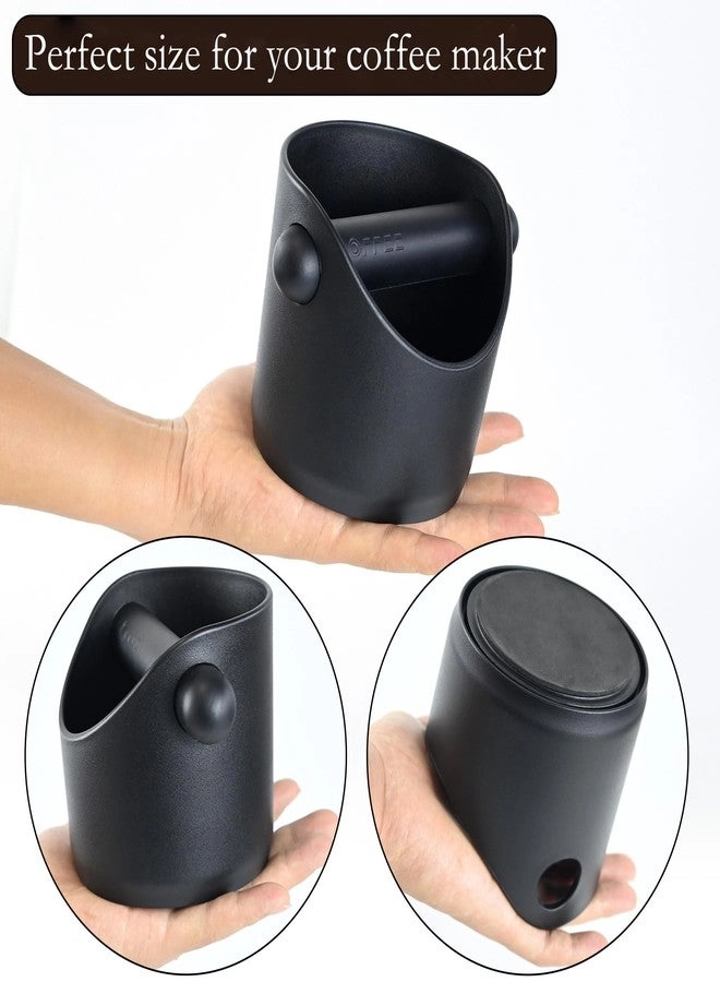 Compact Knock Box - 4"x4" Shock Absorbent Non-Slip Base Dishwasher Safe