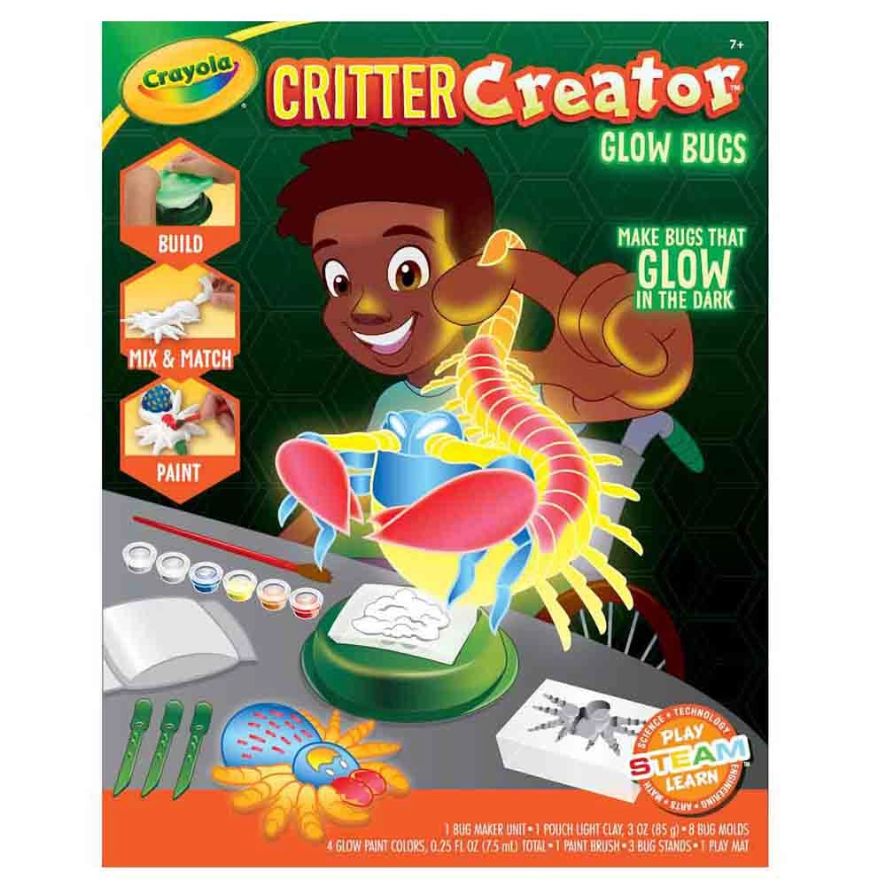 Crayola Critter Creator - Glow in the Dark Multi Colour