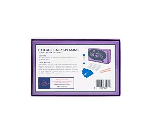 Categorically Speaking - Card Game