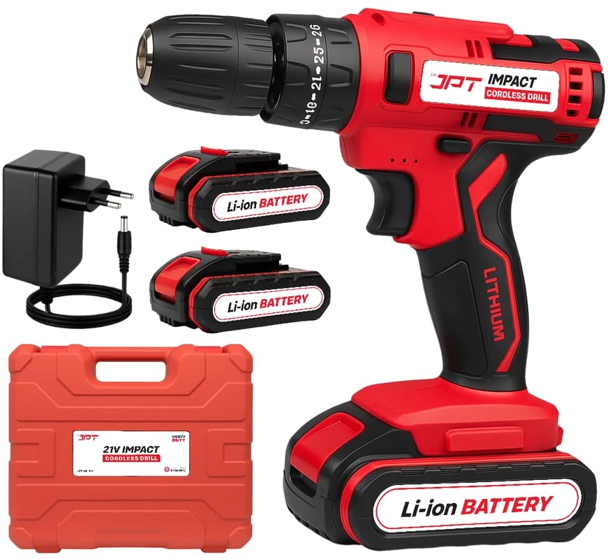 JPT Impact Cordless Drill - 1.50 Kilowatt-hours