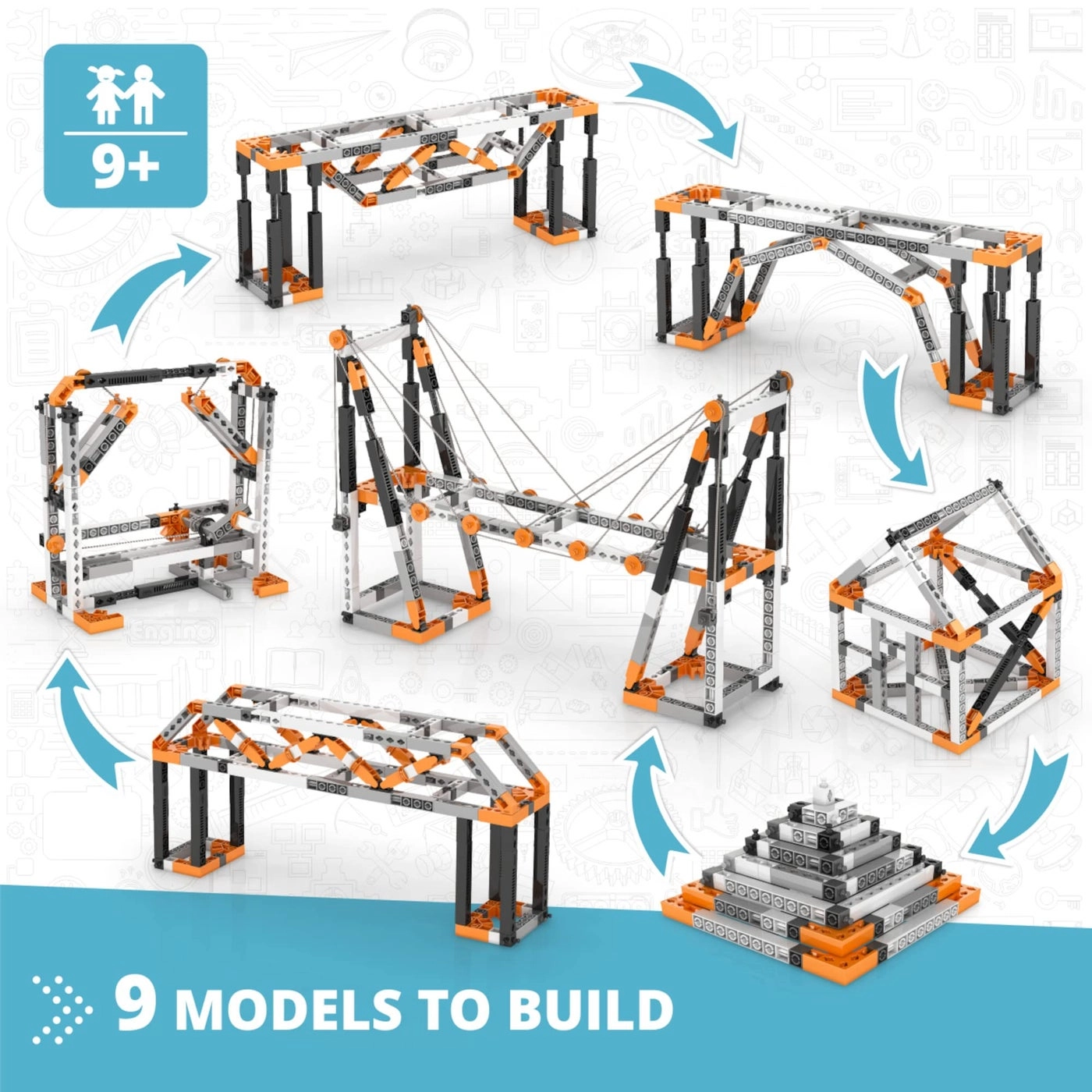 Stem Buildings & Bridges Construction Toy