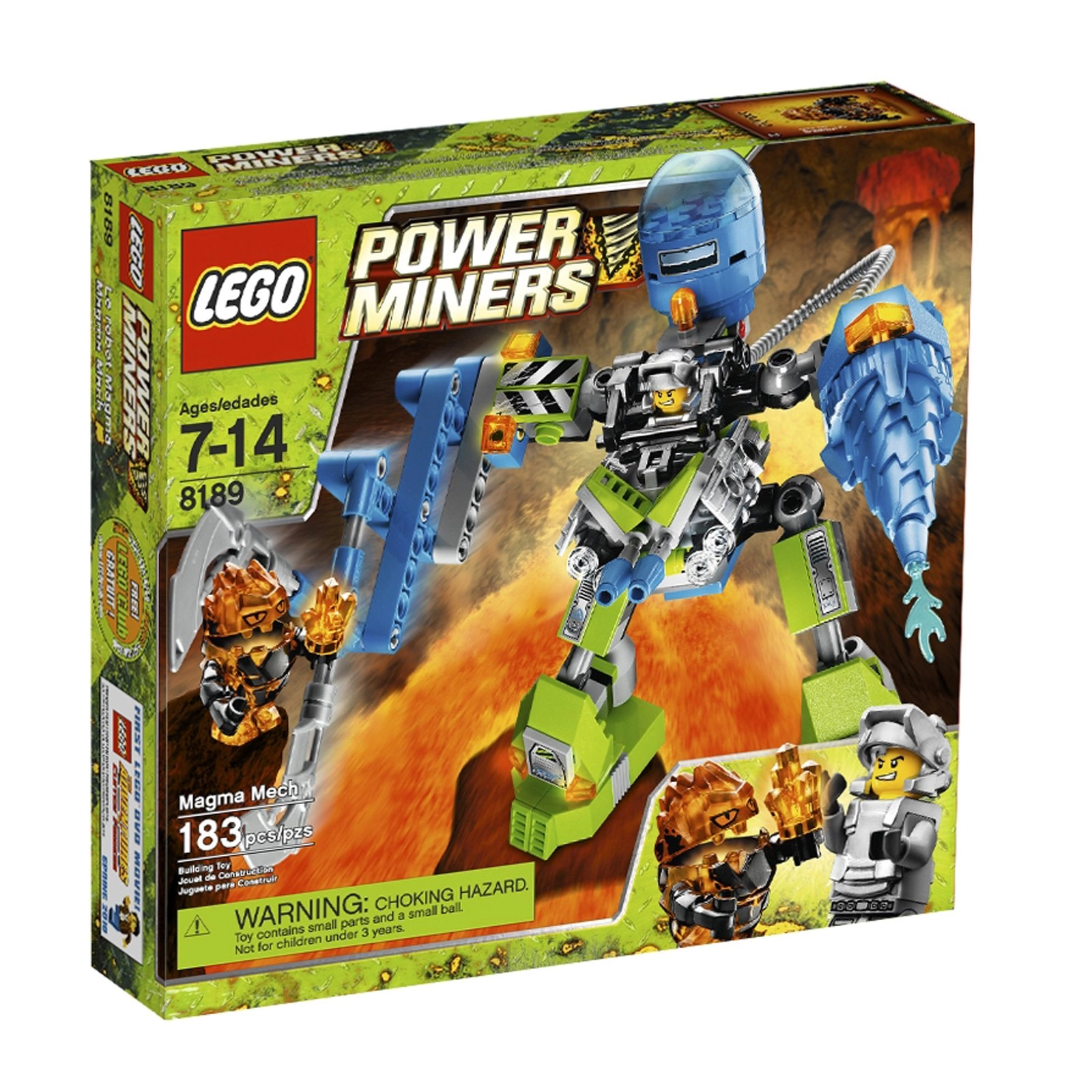 LEGO Power Miners Magma Mech - 183 pcs