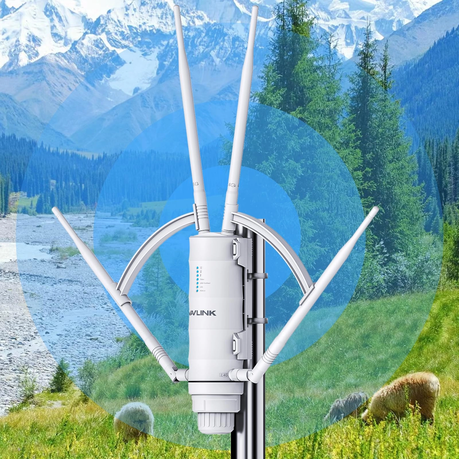 WAVLINK AC600 - IP67 Dual-Band 5G+2.4G