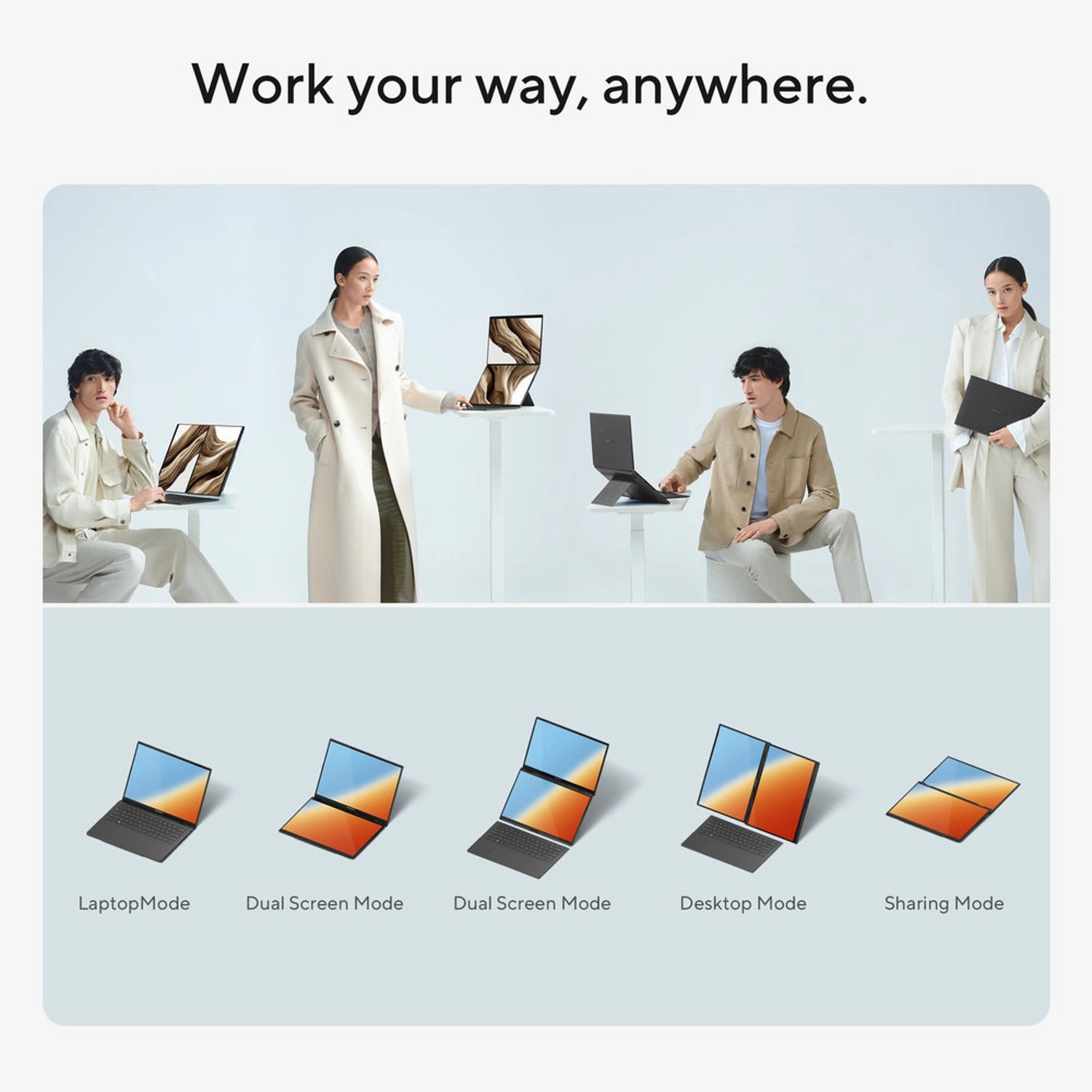 Zenbook Duo UX8407AA - 14'' Core Ultra 7 32GB 1TB SSD