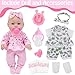 Reborn Baby Doll Playset - 12 Inch 16 Pcs Ages 3+