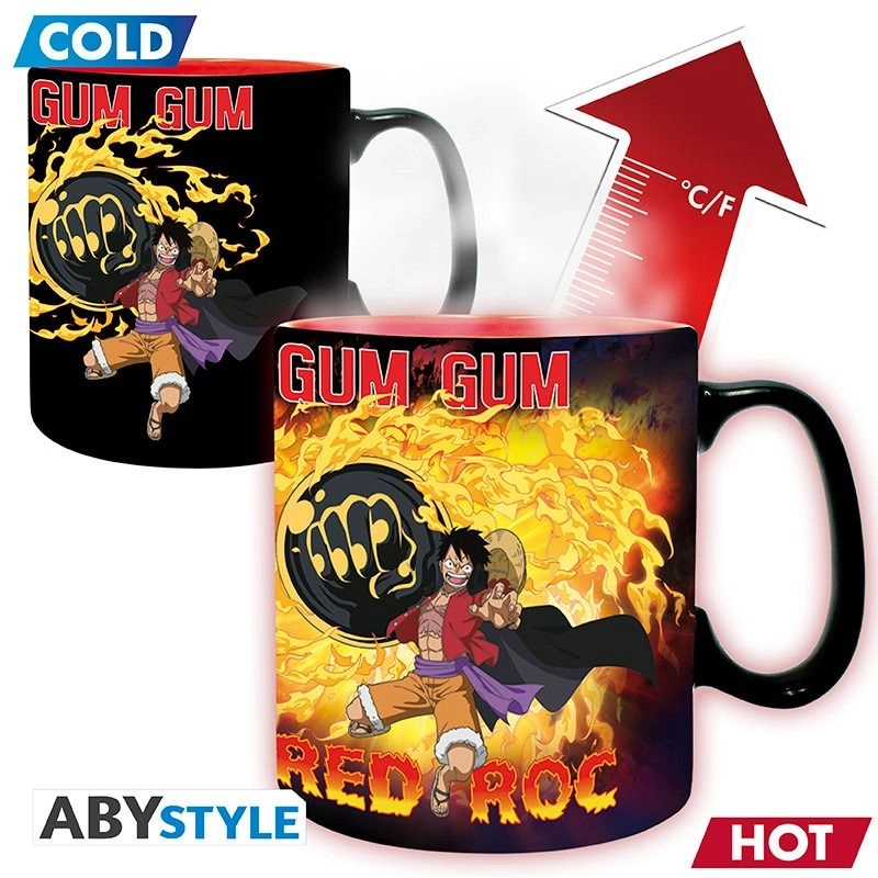 ABYstyle One Piece Luffy Vs Kaidou Heat Change Mug - 460 ml
