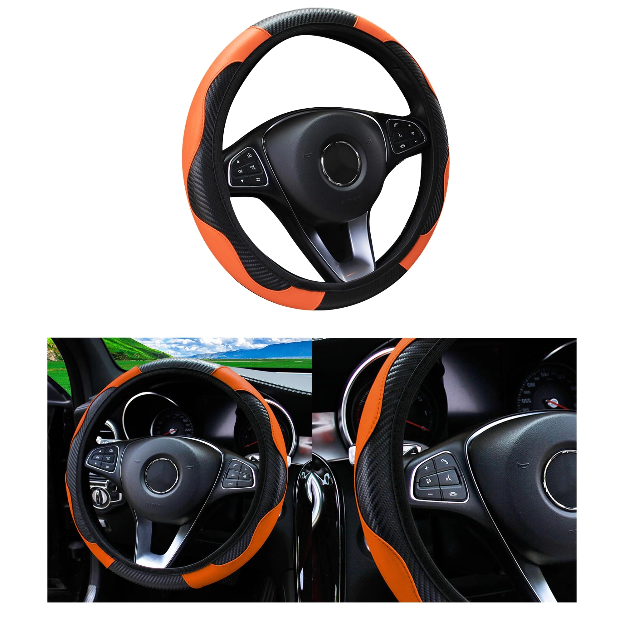 Car Steering Wheel Cover