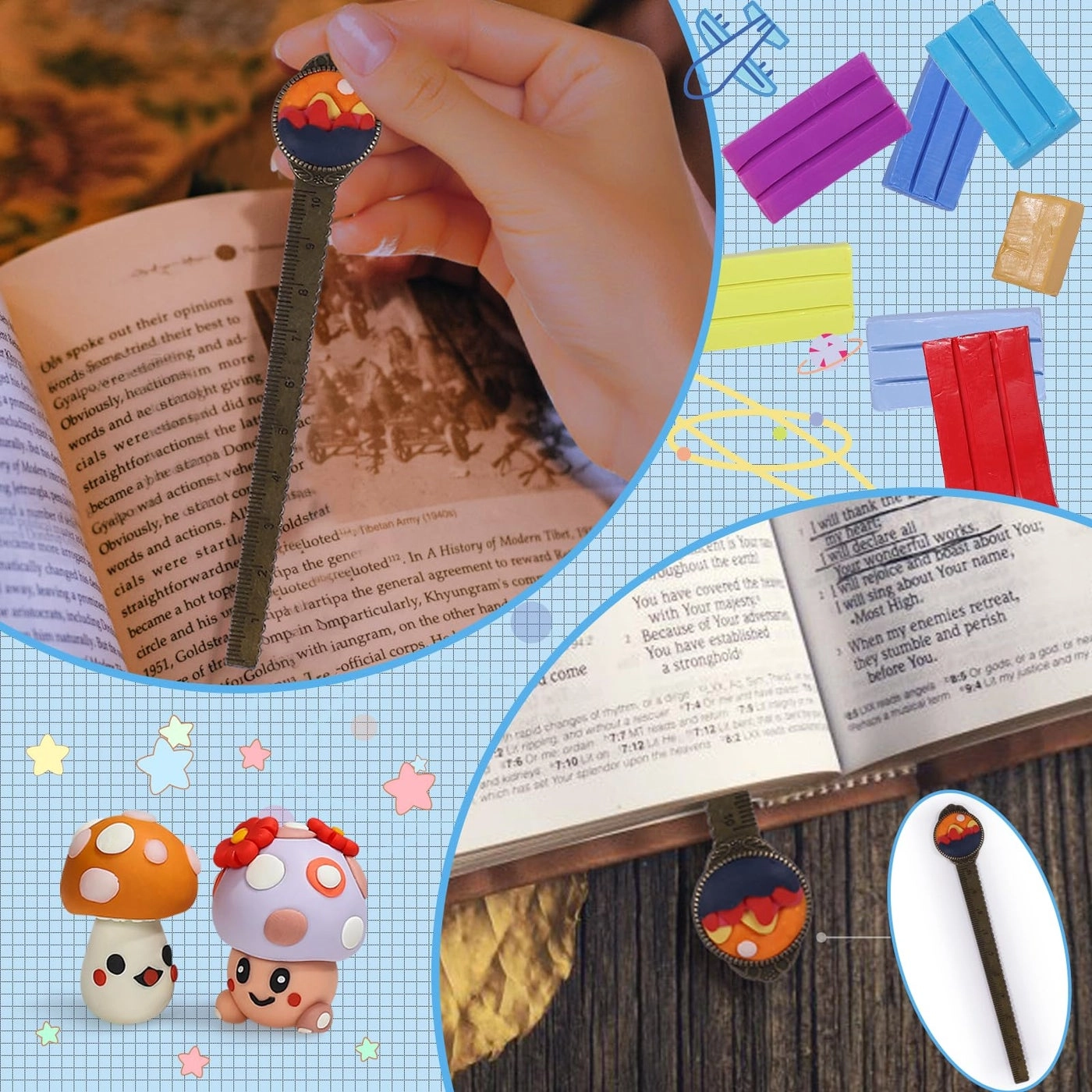 Polymer Modeling Clay - 62 colors Starter Kit with Sculpting Tools