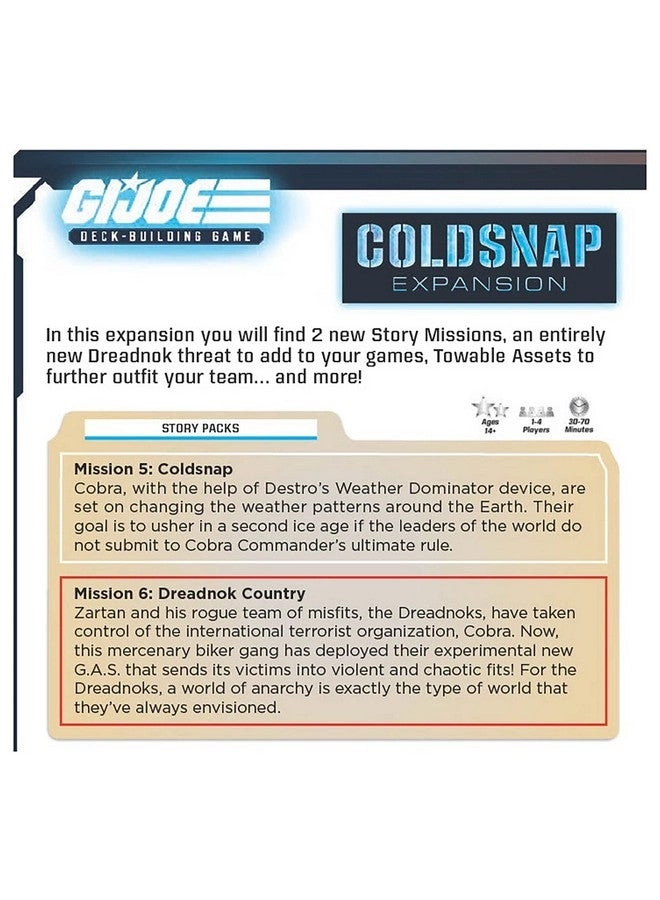 G.I. Joe Deck-Building Game: Coldsnap Expansion