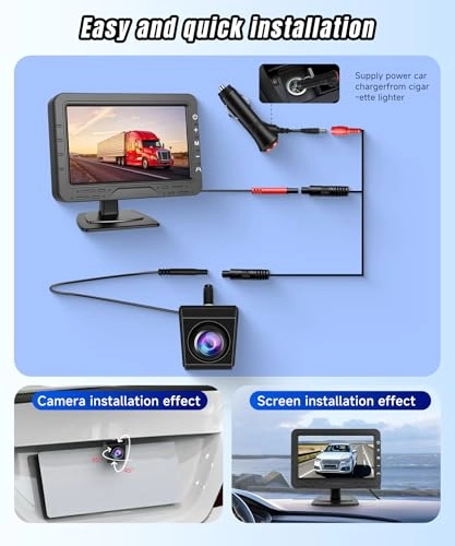 Backup Camera - 1080P + Camera Monitor