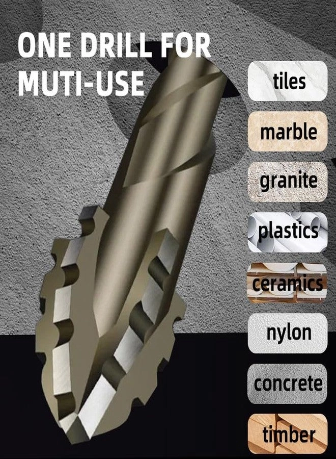 Four Flute Sawtooth Drill Bits - Metal Pack Of 1 6mm