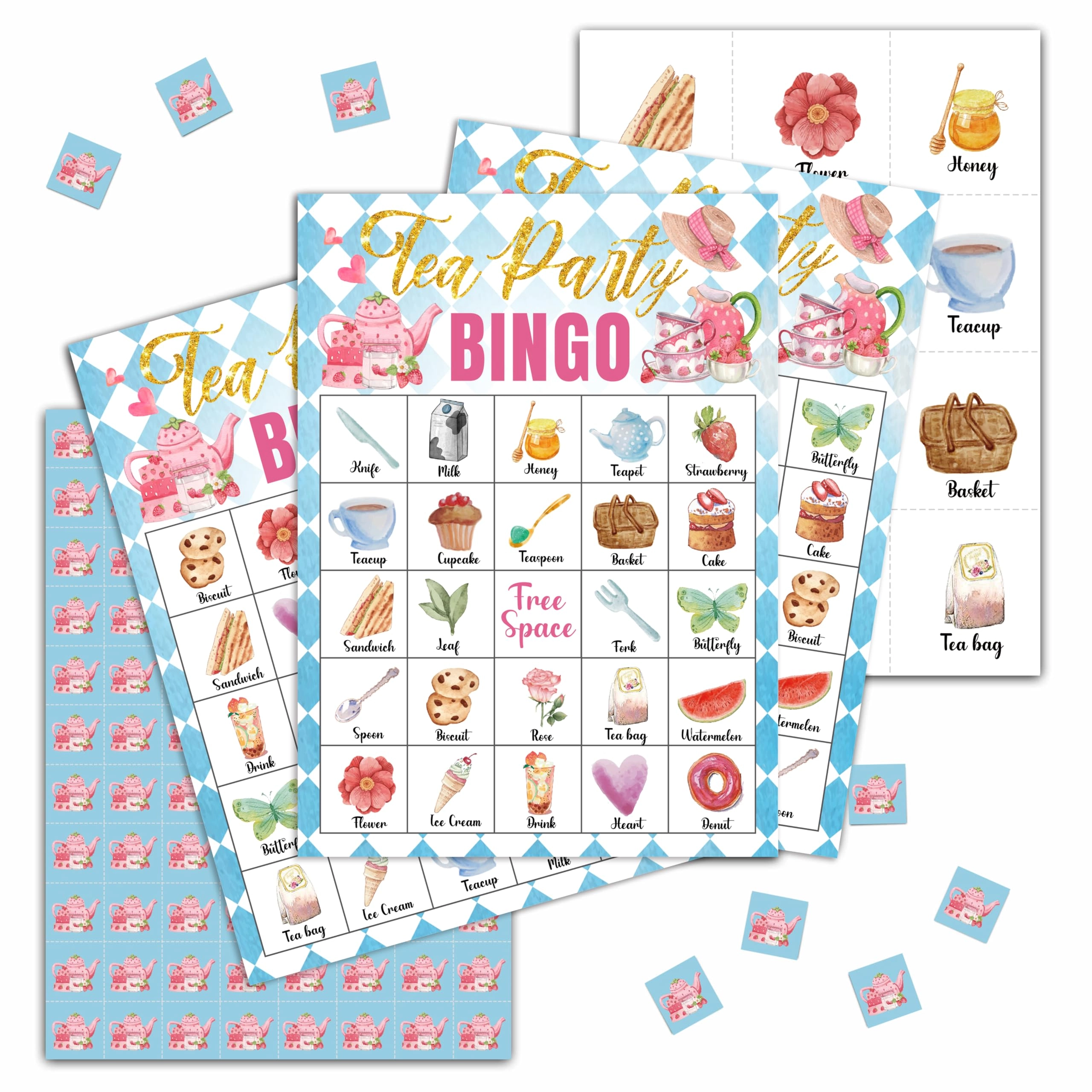 Tedea Tea Party Bridal Shower Games - Adult