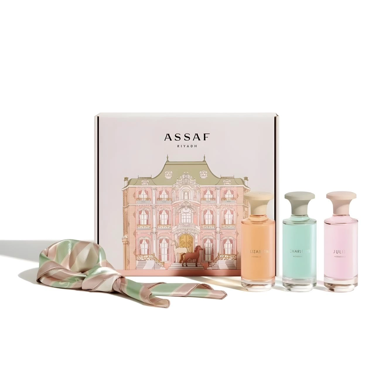ASSAF Juliette - Eau de Parfum 150 ml + Charlotte - Eau de Parfum 150 ml + Elizabeth - Eau de Parfum 150 ml