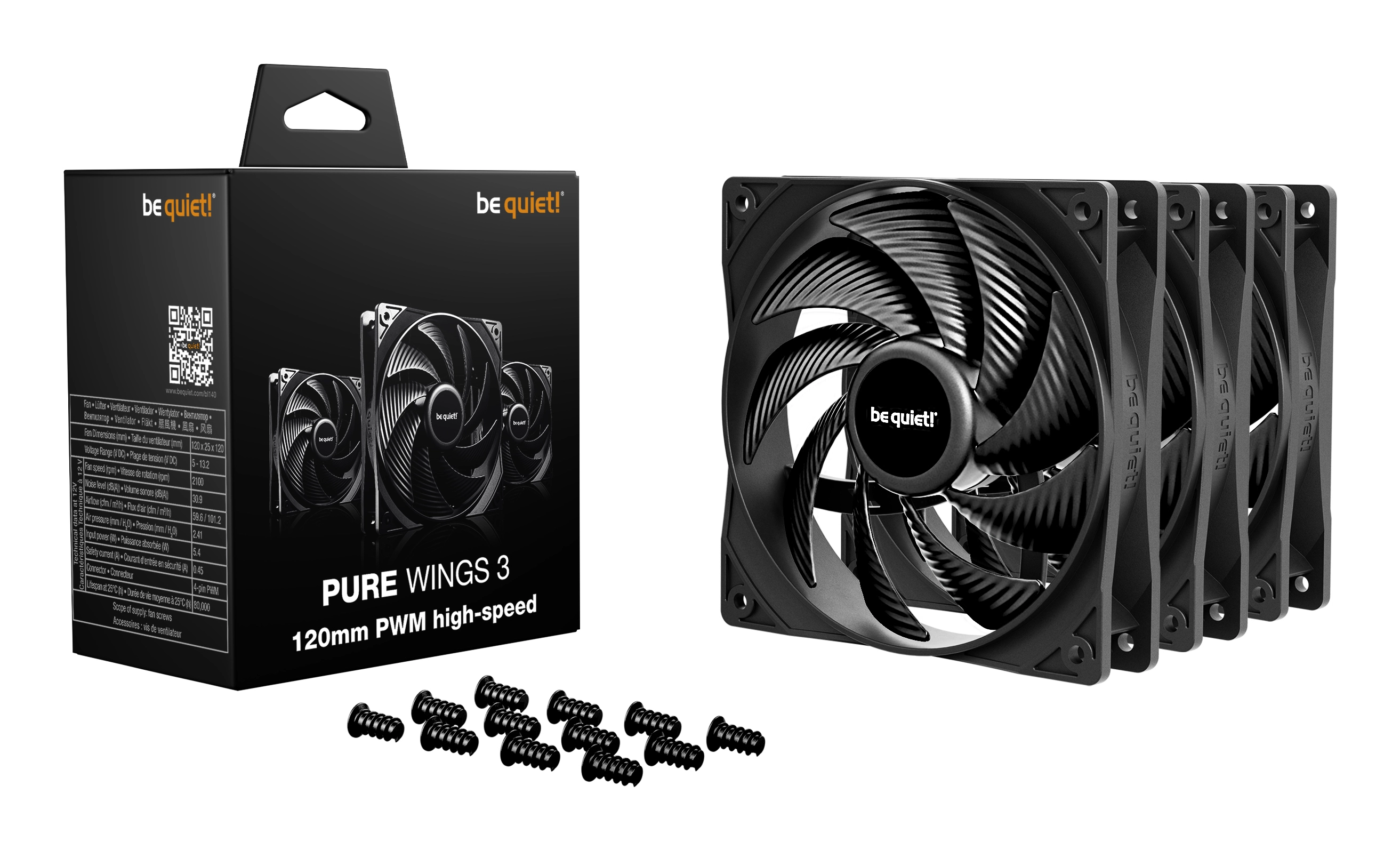 Pure Wings 3 - 1 fan 120mm