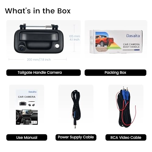 Tailgate Handle Reverse Camera - wiring harness AHD 1080P