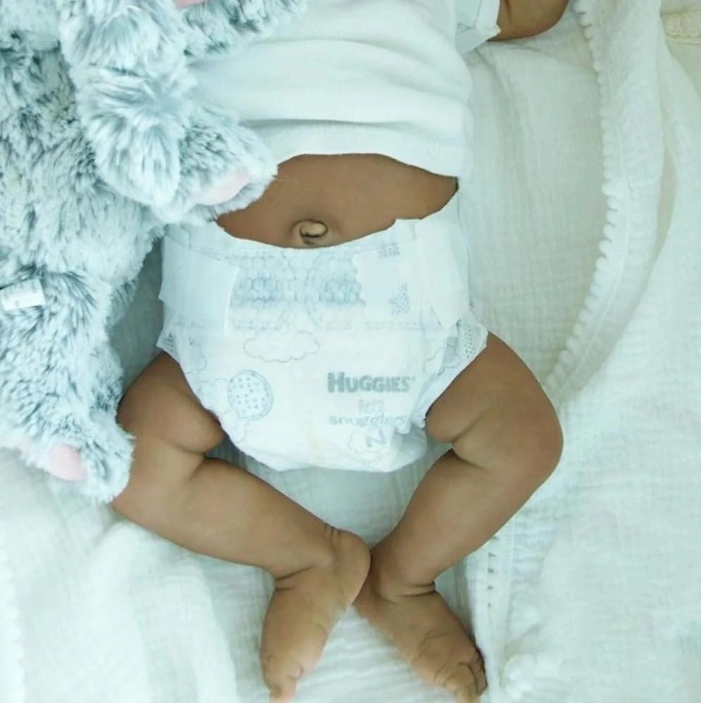 Pascale Reborn Baby Doll - 18 Inch Full Body Vinyl Dark Brown Ages 3+