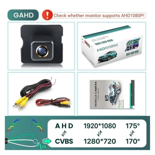 GAF-LS8008 - Top Starlight Night Vision Wire AHD 1080P or 720P