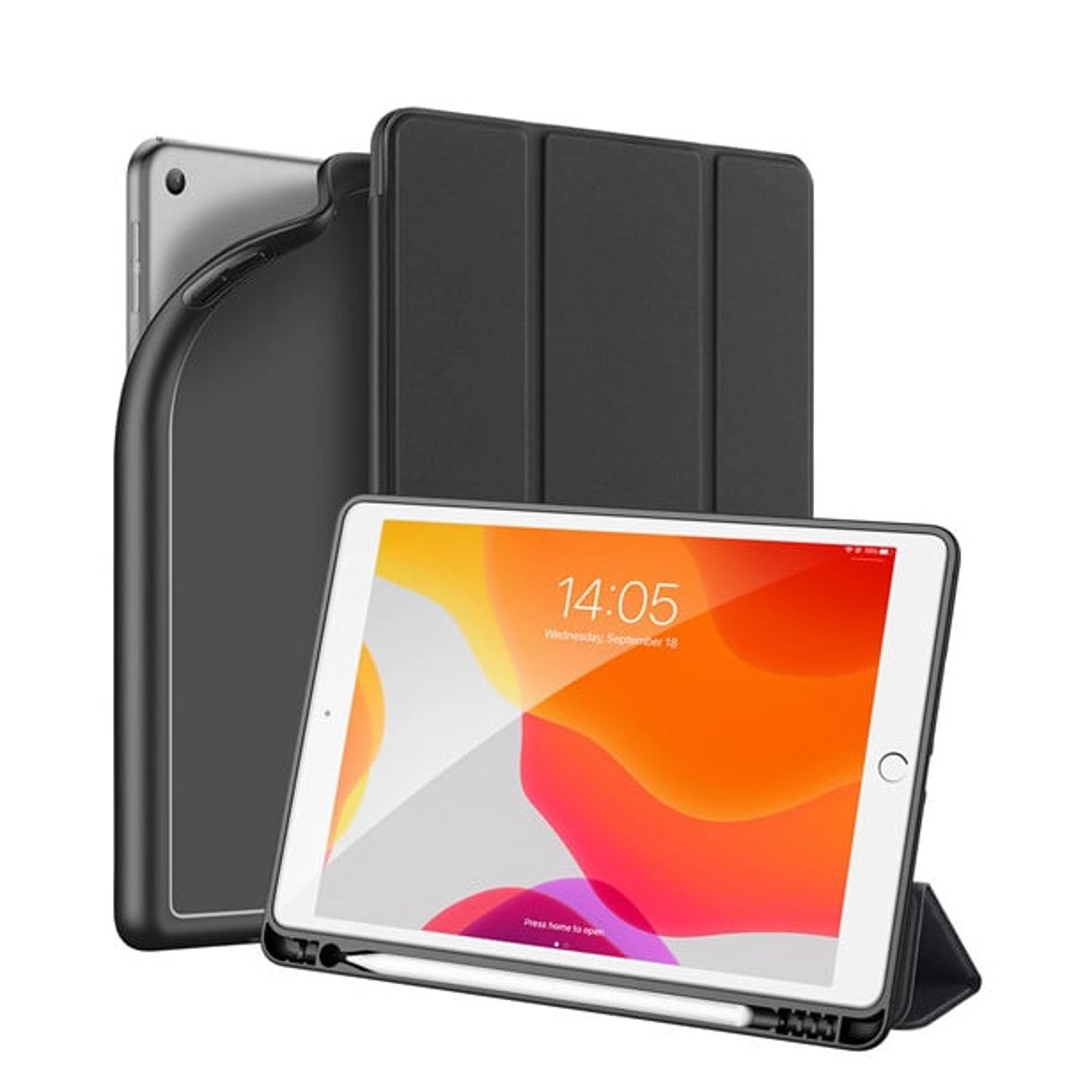 Dux Ducis Case with Tempered Glass and Pen Holder for iPad 10.2-inch (2019)