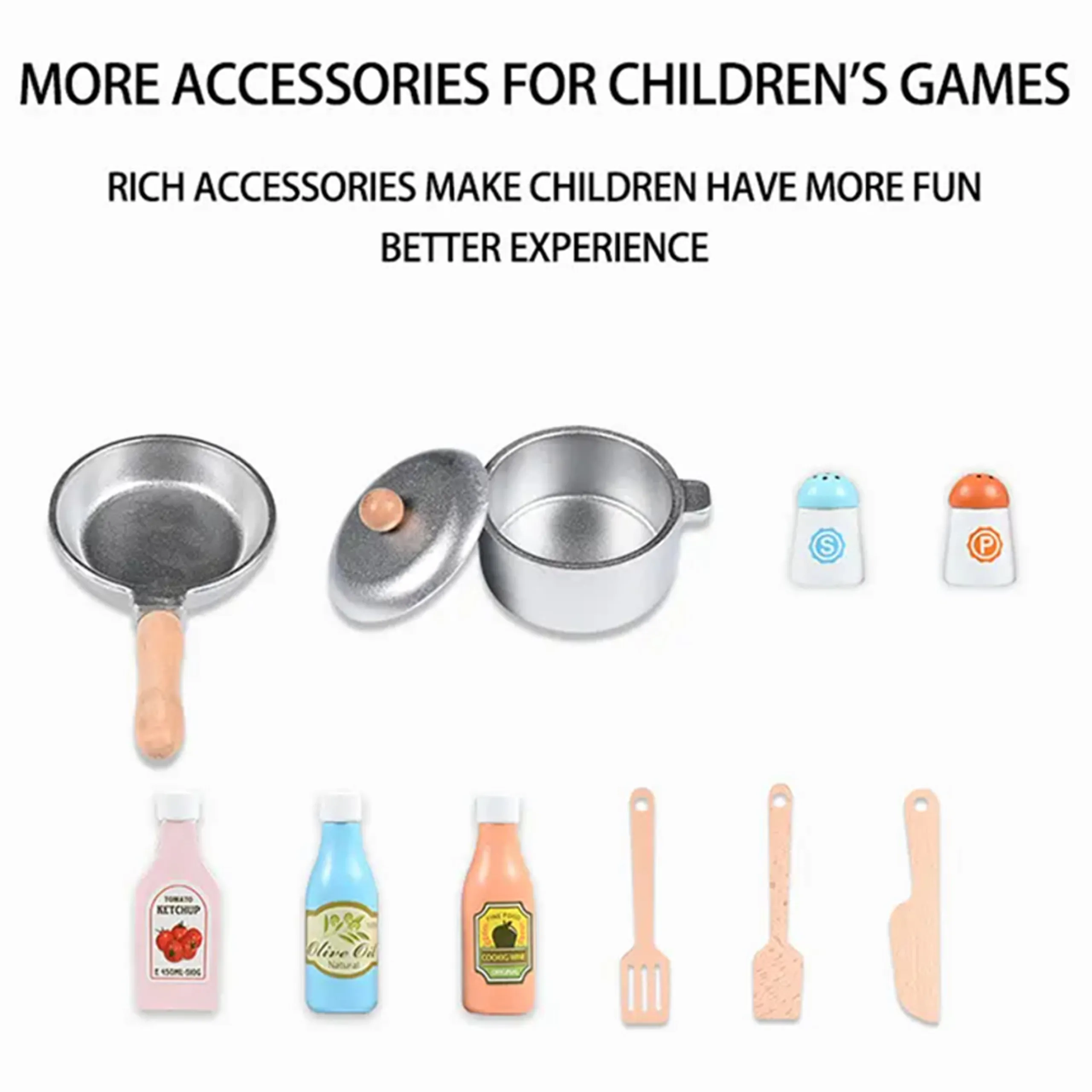 Kids Kitchen Wooden Playing Toy Set (GF-MMM-911)