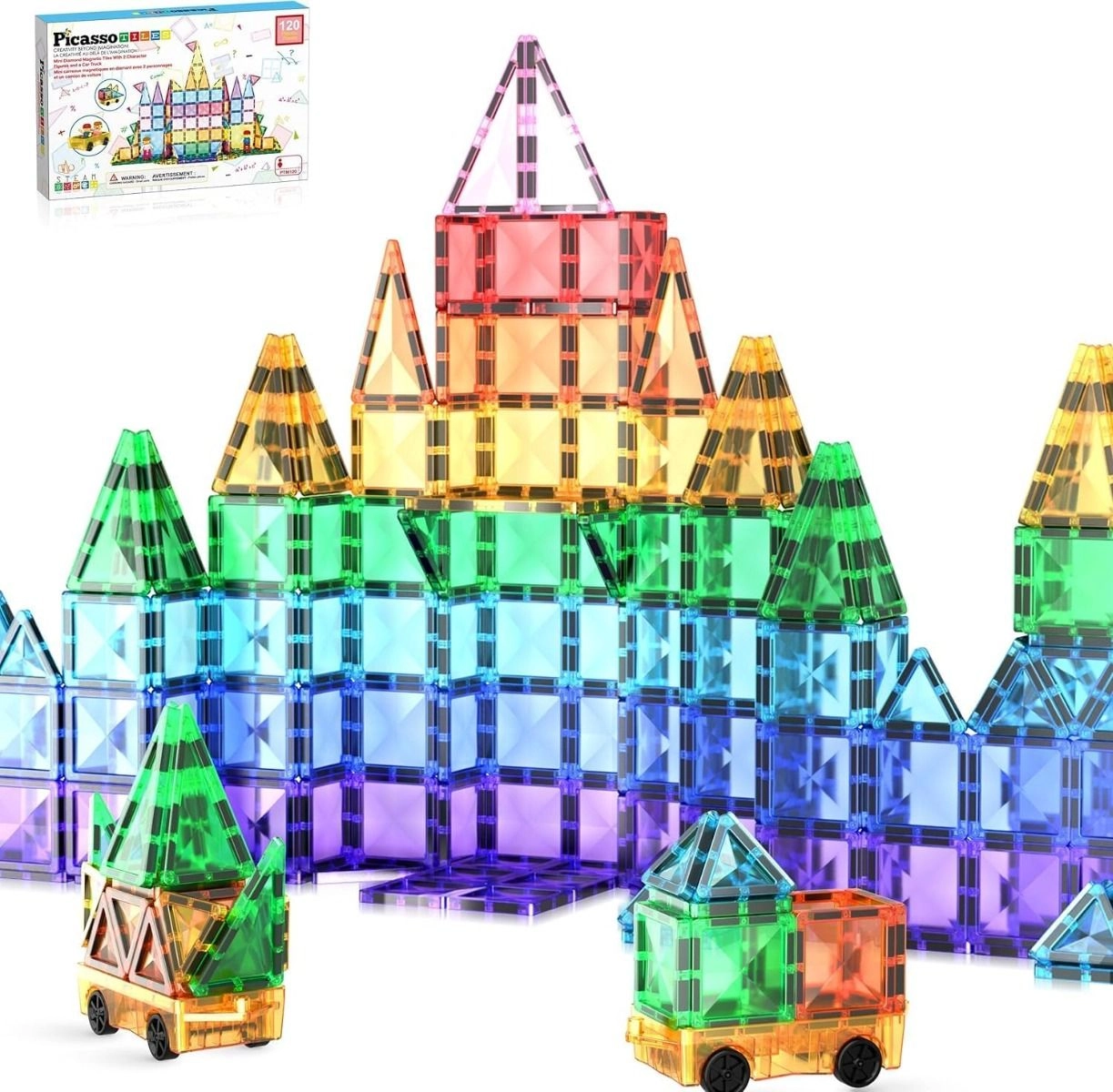 Picasso Magnetic Mini Diamond Character + Truck - 120 pcs