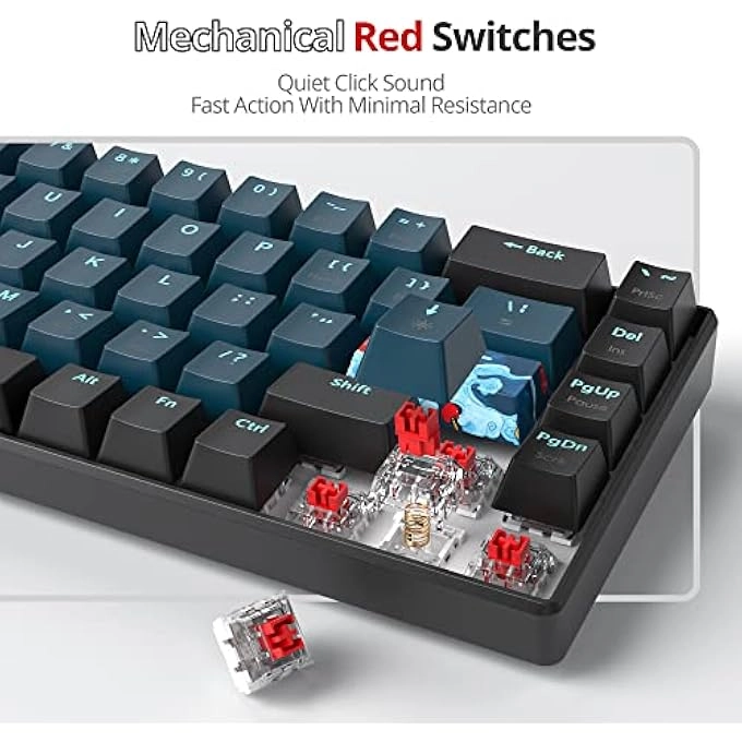 65 Percent Mechanical Gaming Keyboard - Wired