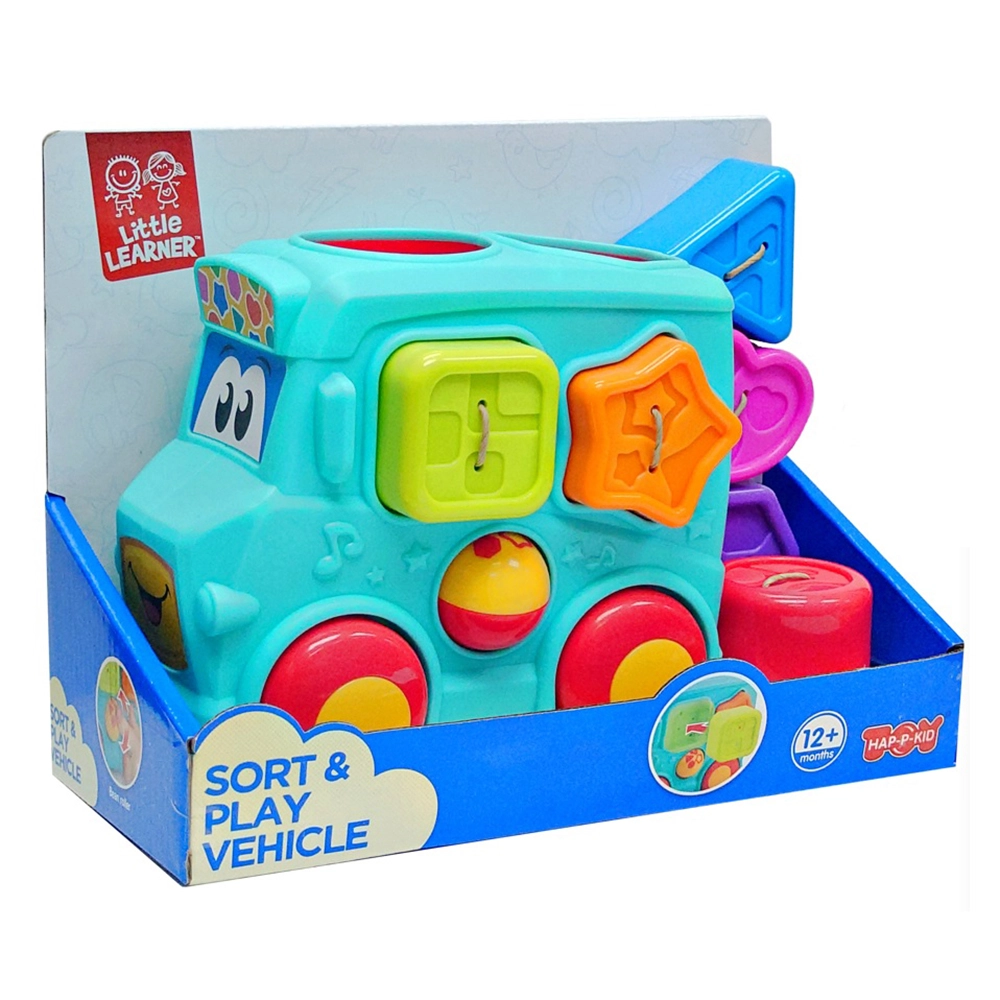 Little Learner Sort And Play Vehicle - Suitable for 12 months & above