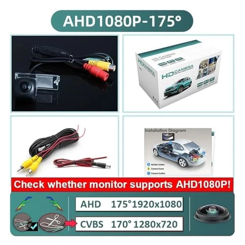 GAF-LS8008 - Top Starlight Night Vision Wire AHD 1080P or 720P